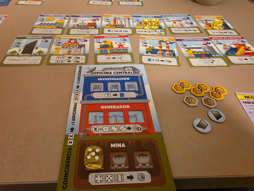 Fantastic Factories on the table, photo by Iggy