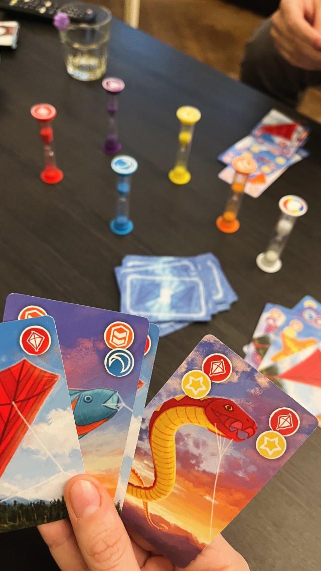 Kites på bordet, foto af rox