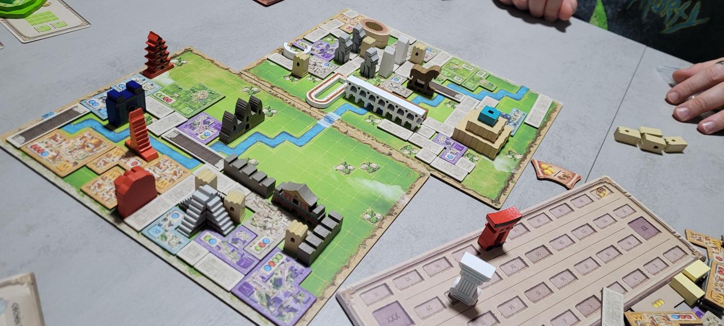 World Wonders on the table, photo by AtomicFenix
