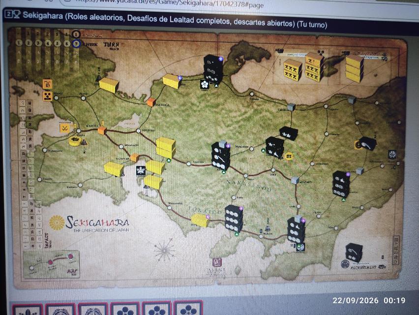 Sekigahara: The Unification of Japan on the table, photo by Sergi_