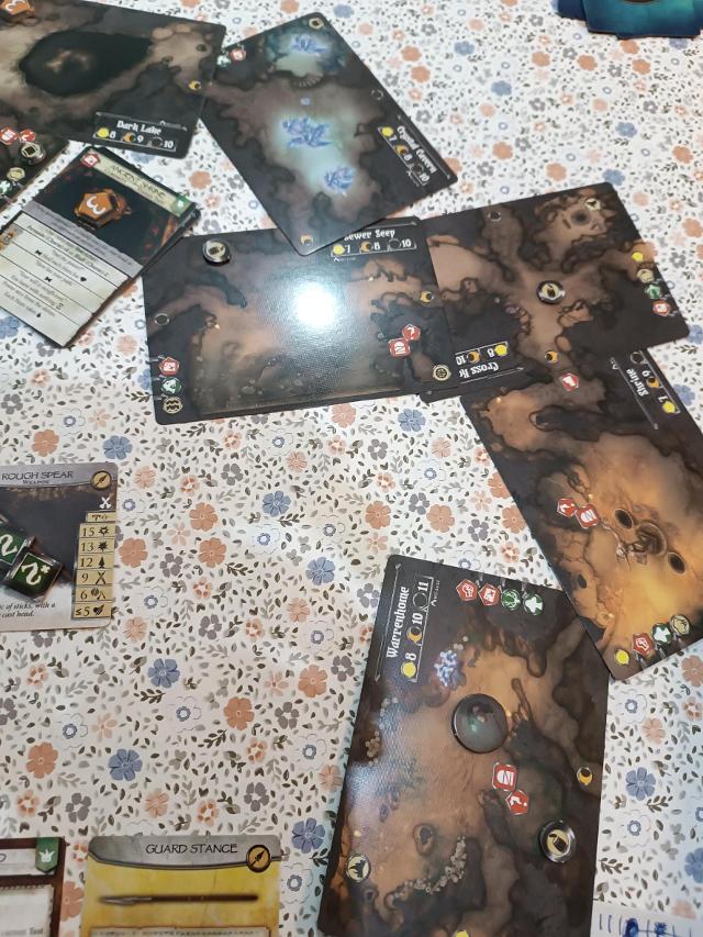 Legends Untold: Weeping Caves Novice Set on the table, photo by Viafora - Francesc