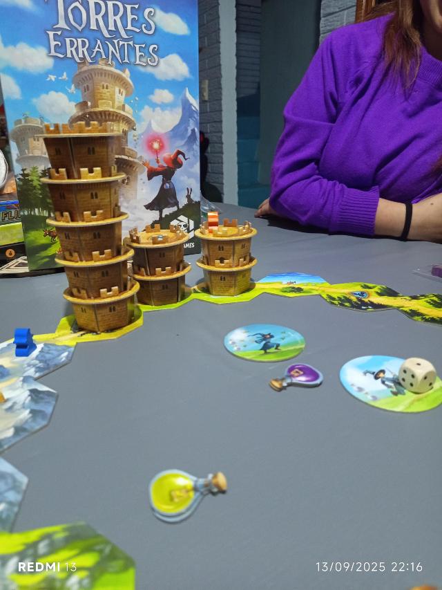 Wandering Towers on the table, photo by MarFe MaAn