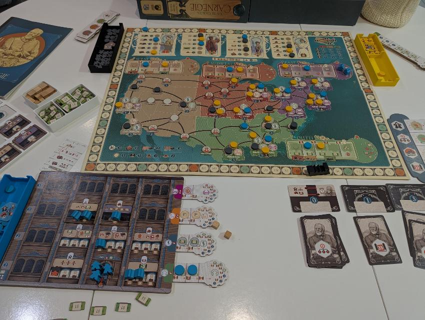 Carnegie on the table, photo by Kabra