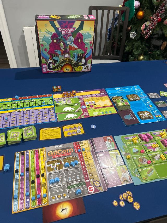 Dinosaur Island on the table, photo by David