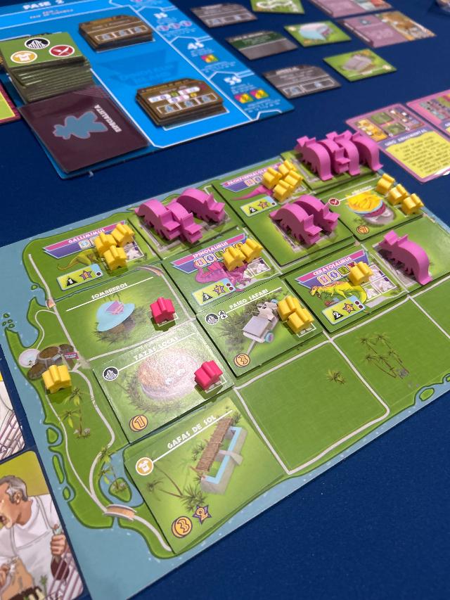 Dinosaur Island on the table, photo by David