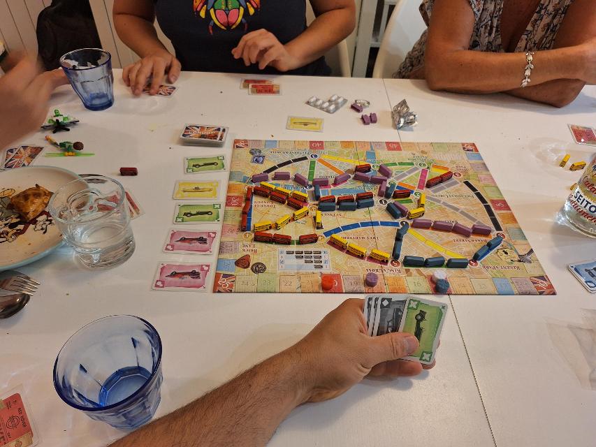 Ticket to Ride: London på bordet, bilde av Artur Rodríguez Coma