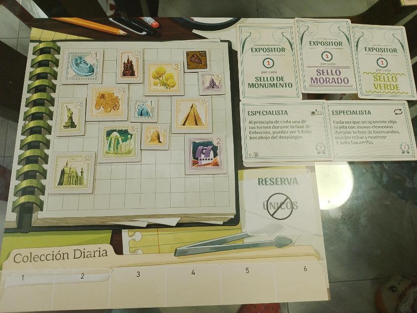 Stamp Swap on the table, photo by MarFe MaAn
