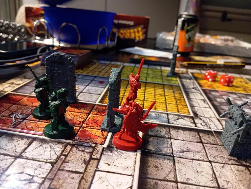 HeroQuest Advanced Quest na stole, foto: Estepo Estepoes