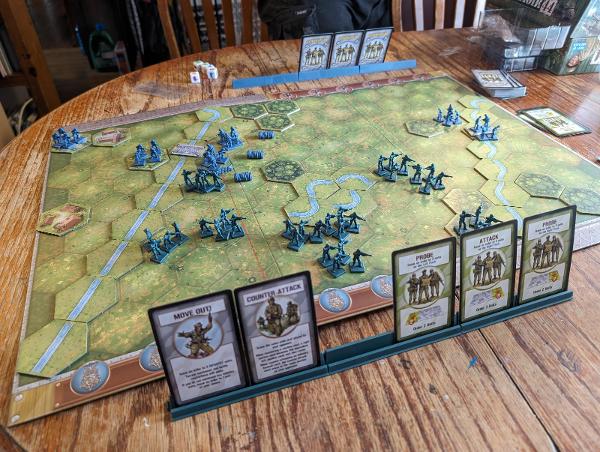 Memoir '44 on the table, photo by Brandon Storm
