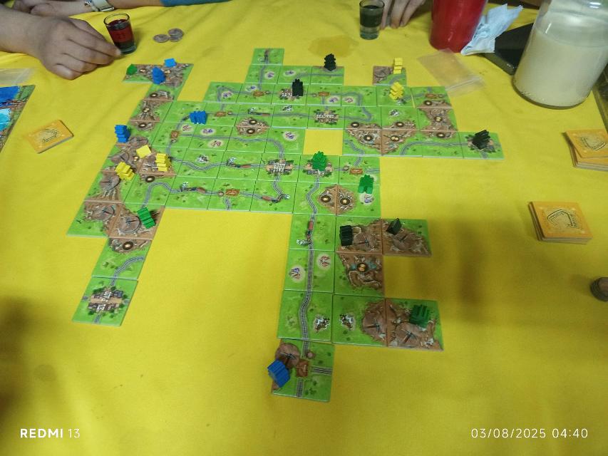 Carcassonne: Gold Rush på bordet, bilde av MarFe MaAn