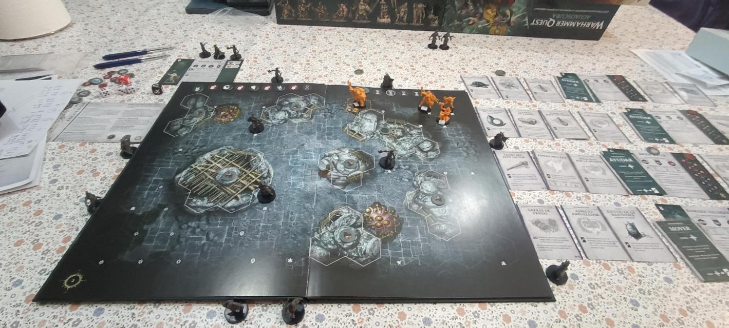 Warhammer Quest: Darkwater on the table, photo by Viafora - Francesc