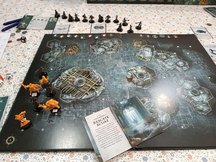 Warhammer Quest: Darkwater on the table, photo by Viafora - Francesc