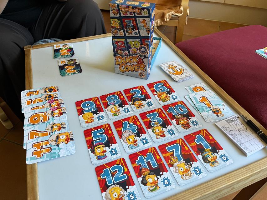 Duck & Cover on the table, photo by Bruno Circulo Friki