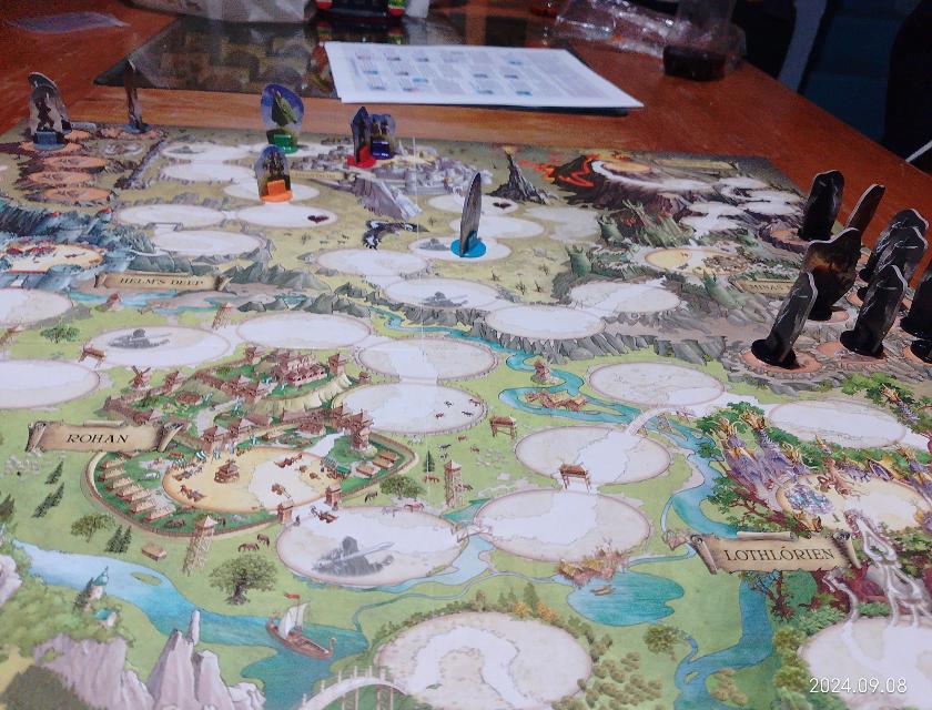The Lord of the Rings: Adventure to Mount Doom on the table, photo by MarFe MaAn