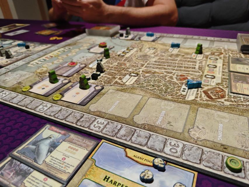 Lords of Waterdeep sul tavolo, foto di onyxo