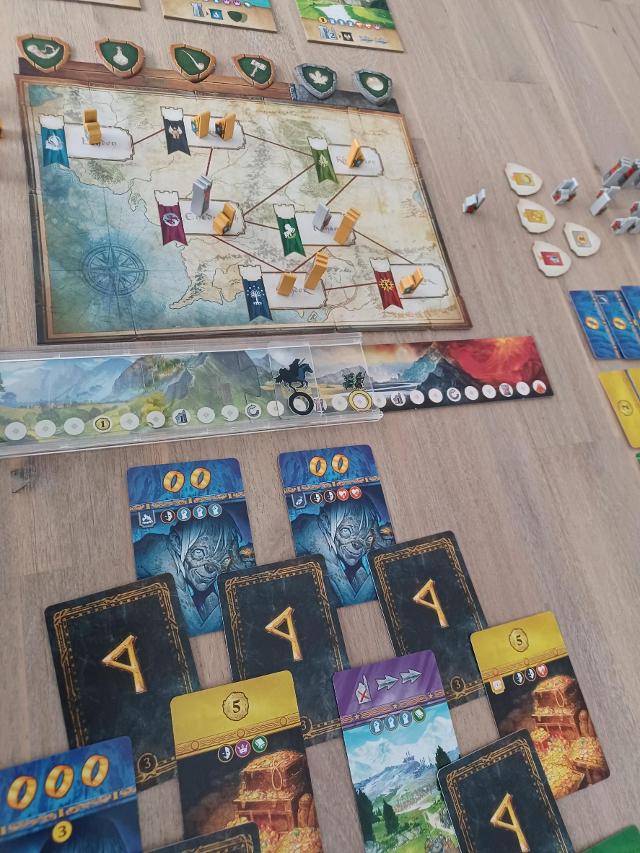 The Lord of the Rings: Duel for Middle-earth on the table, photo by Ste