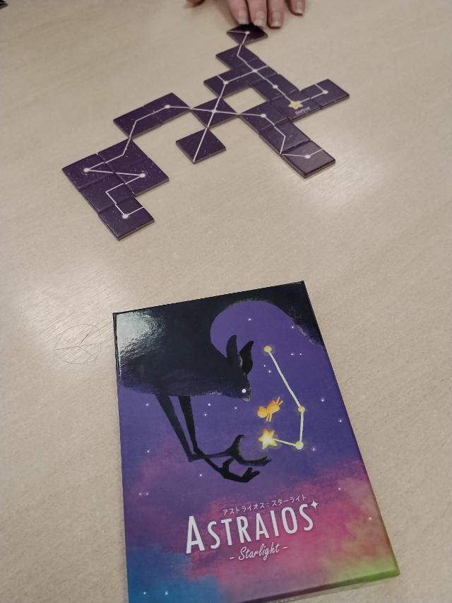 Astraios: Starlight on the table, photo by Amy