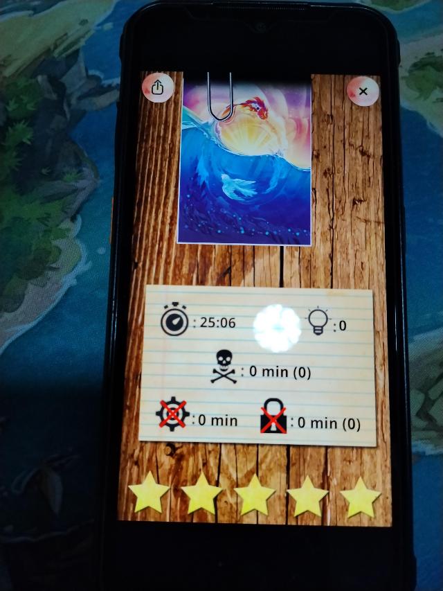 Unlock!: Short Adventures – The Song of the Sea Spray on the table, photo by Amy