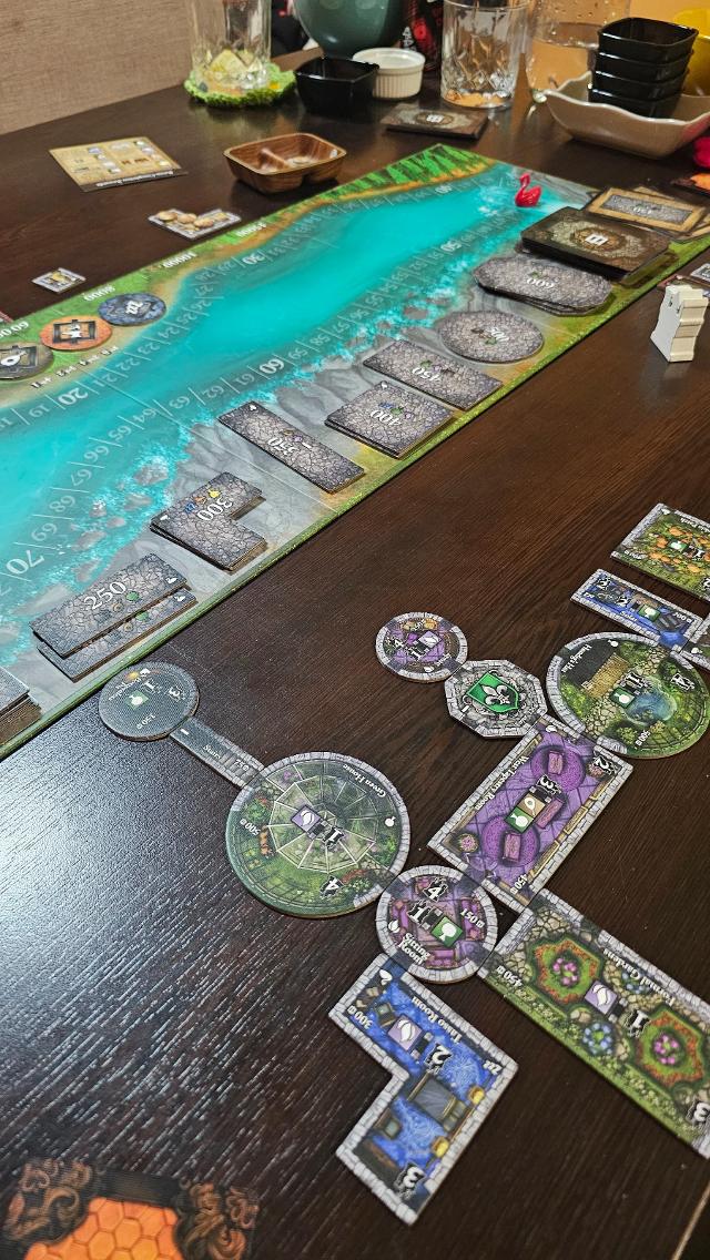 Castles of Mad King Ludwig on the table, photo by Gent Canaj