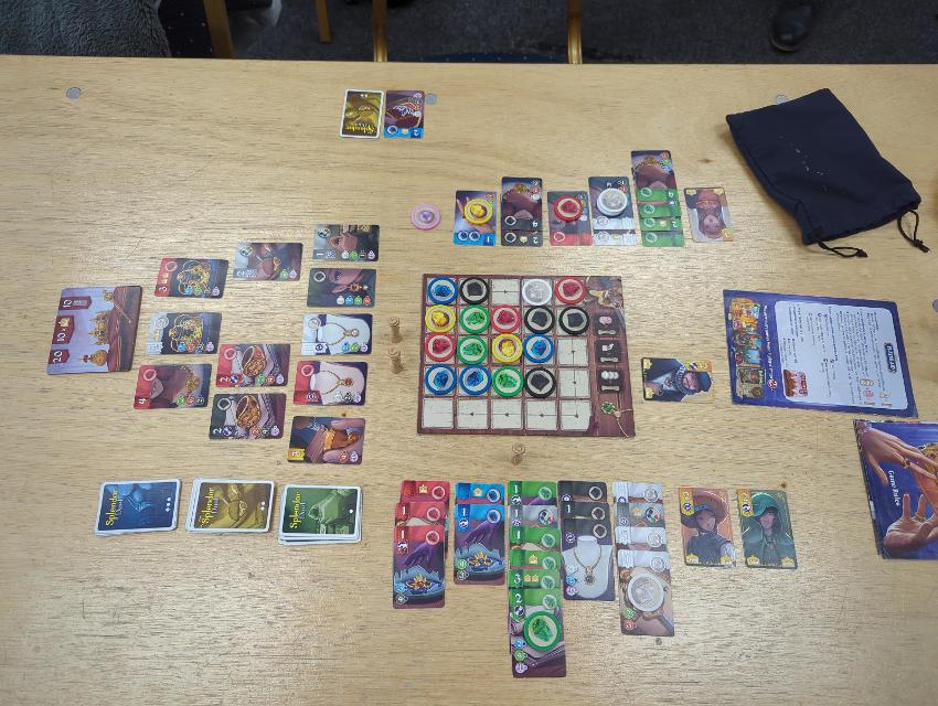 Splendor Duel sur la table, photo de Blaine