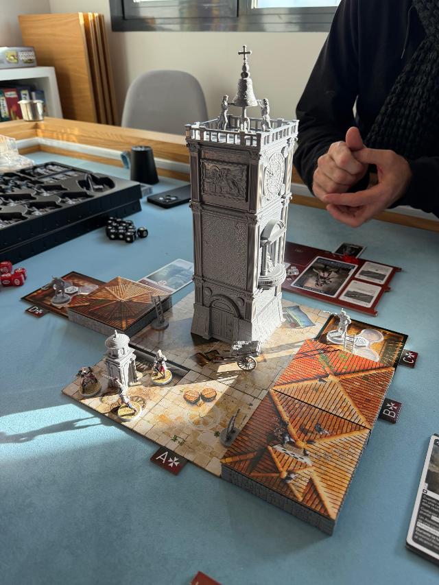 Assassin's Creed: Brotherhood of Venice auf dem Tisch, Foto von neogeneration