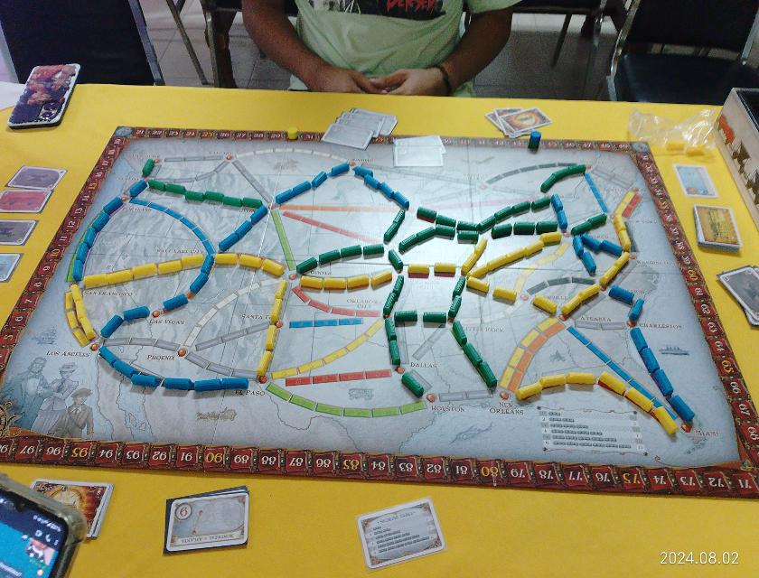 Ticket to Ride op tafel, foto van MarFe MaAn