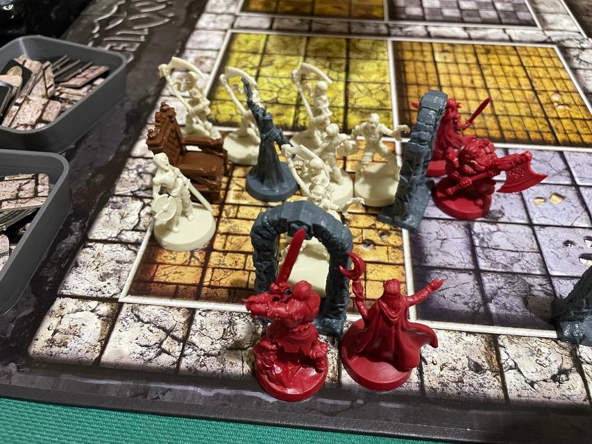 HeroQuest pöydällä, kuva: Kekko