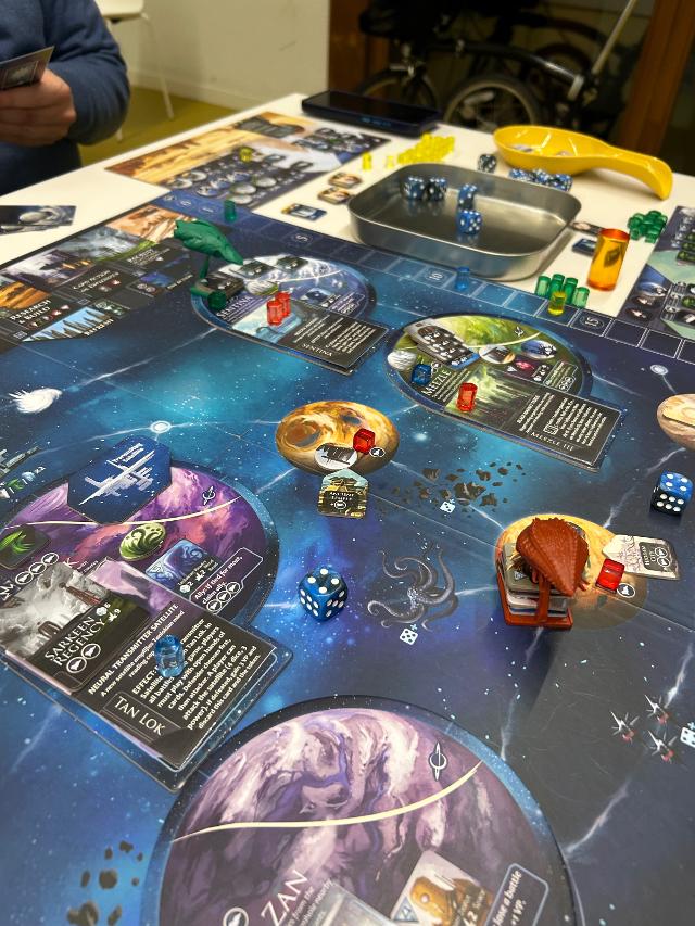 Empires of the Void II on the table, photo by David