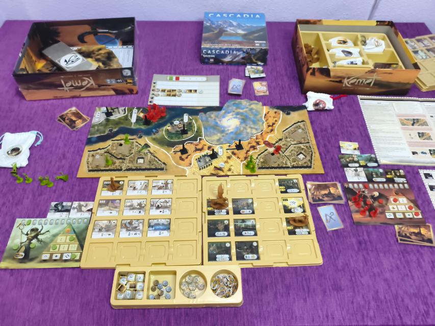 Kemet: Blood and Sand on the table, photo by Diego