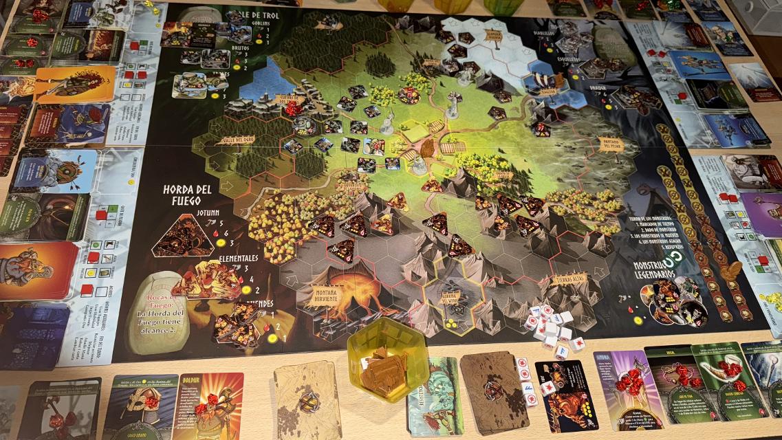 Fate: Defenders of Grimheim on the table, photo by Noel