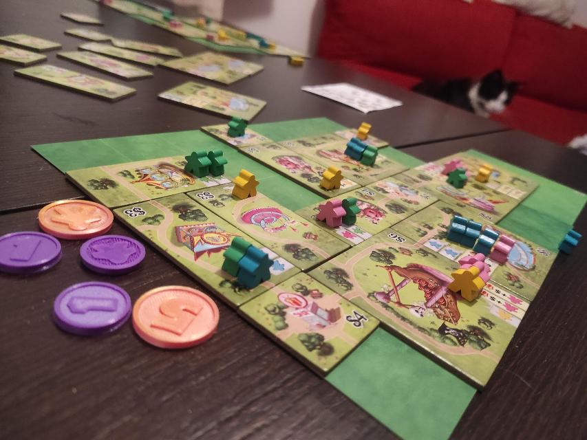 Meeple Land auf dem Tisch, Foto von Pauliss