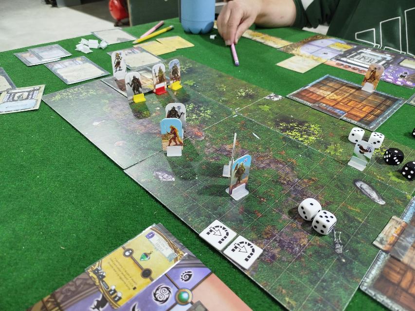 Dungeon Universalis on the table, photo by Jose Joaquin Fernandez Jimenez