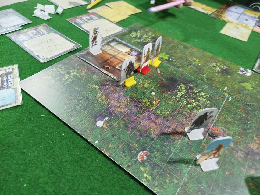 Dungeon Universalis on the table, photo by Jose Joaquin Fernandez Jimenez
