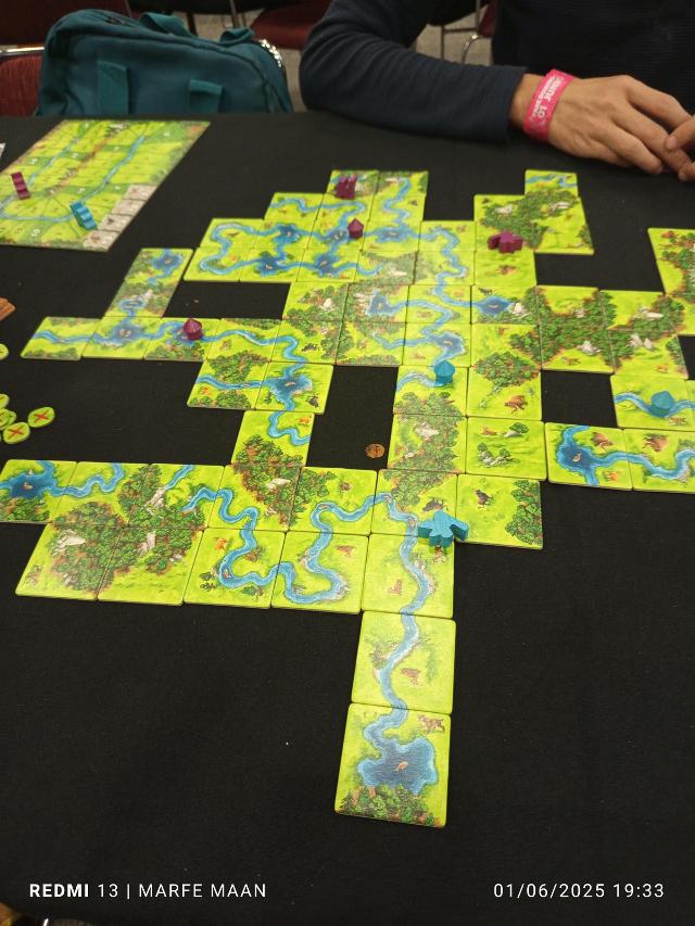 Carcassonne: Hunters and Gatherers on the table, photo by MarFe MaAn