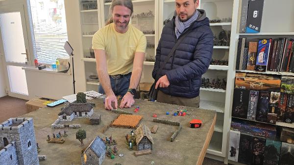 The Barons' War: Second Edition – Core Rulebook on the table, photo by Jozef Hudacek