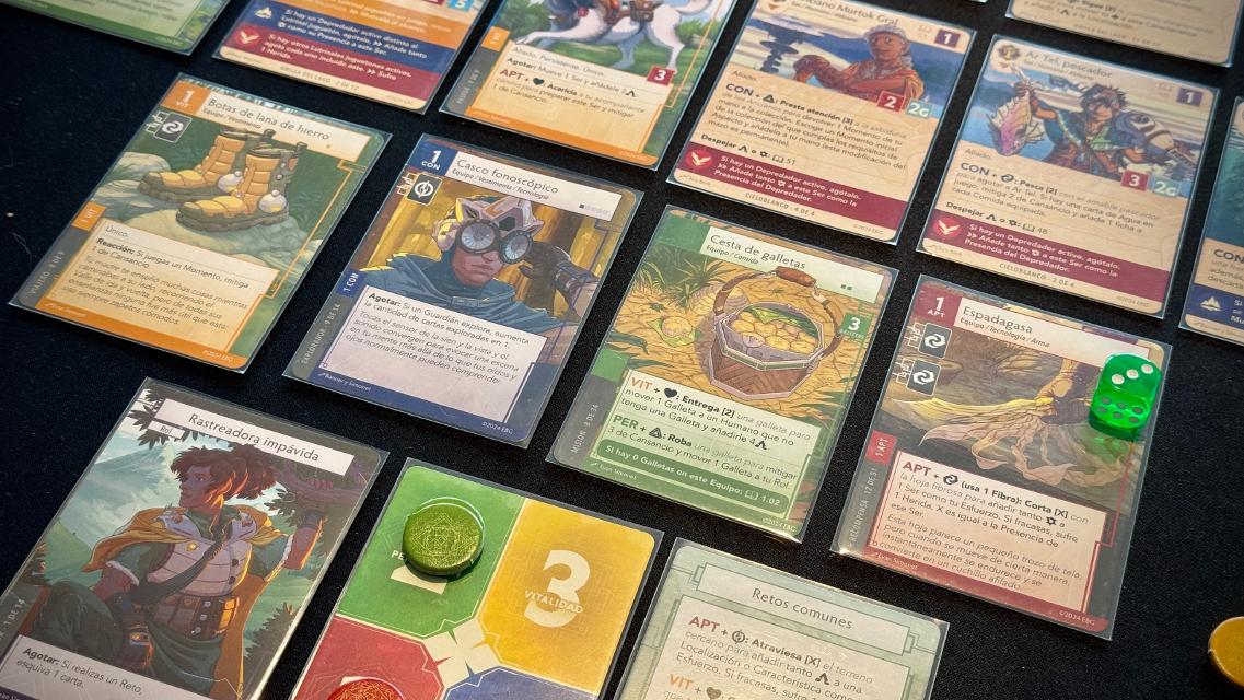 Earthborne Rangers na mesa, foto de Dídac