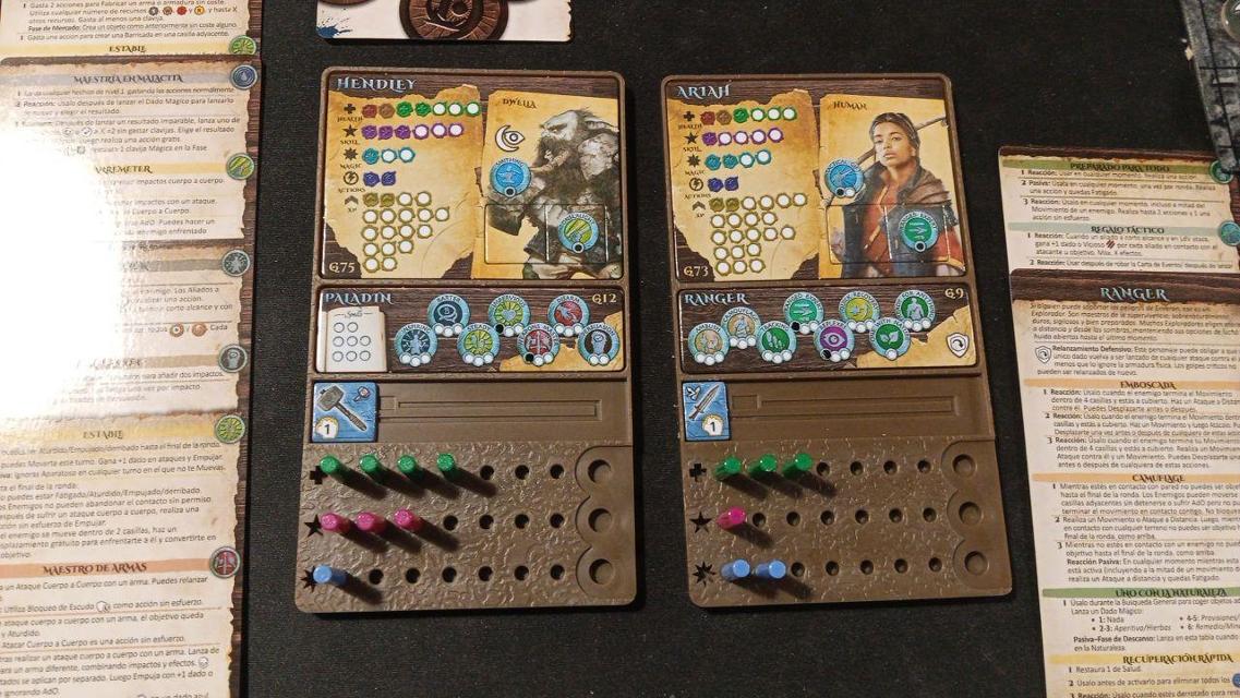 Maladum: Dungeons of Enveron na stole, foto: Morriondo