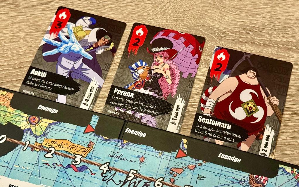 One Piece Nakama: Friends & Enemies on the table, photo by Rollingrabbits_