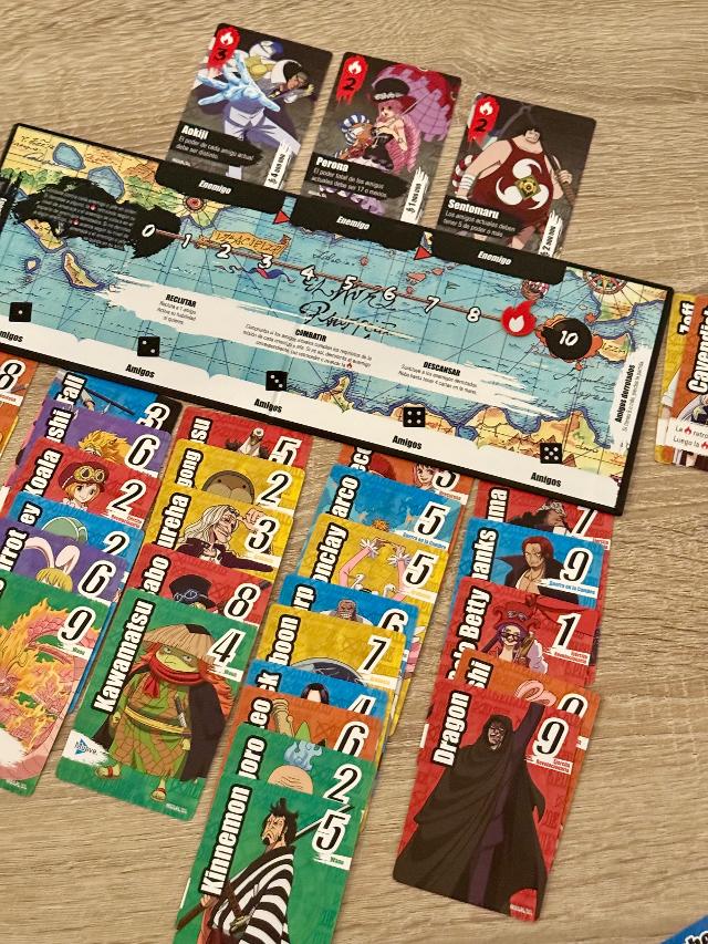 One Piece Nakama: Friends & Enemies on the table, photo by Rollingrabbits_