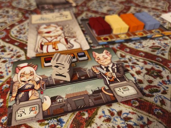 Neko Syndicate on the table, photo by Amarilla Lúdica Lau