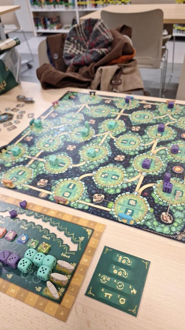 The Druids of Edora on the table, photo by Alessia Celadin