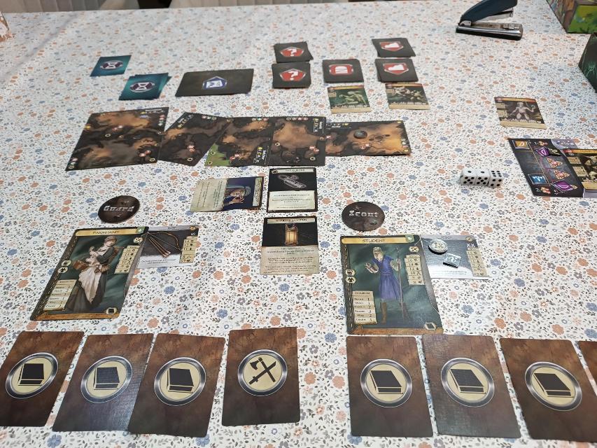 Legends Untold: Weeping Caves Novice Set on the table, photo by Viafora - Francesc
