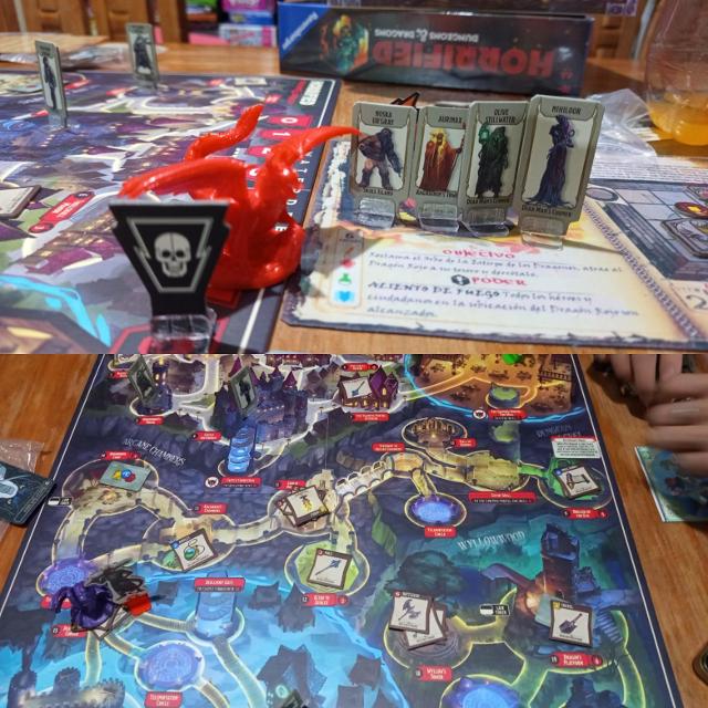 Horrified: Dungeons & Dragons on the table, photo by MarFe MaAn