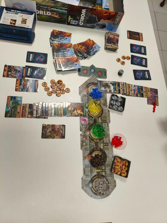 It's a Wonderful World: Heritage Edition on the table, photo by Chrno