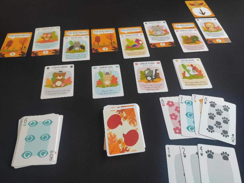 For Northwood! A Solo Trick-Taking Game på bordet, foto af Mario Estruch