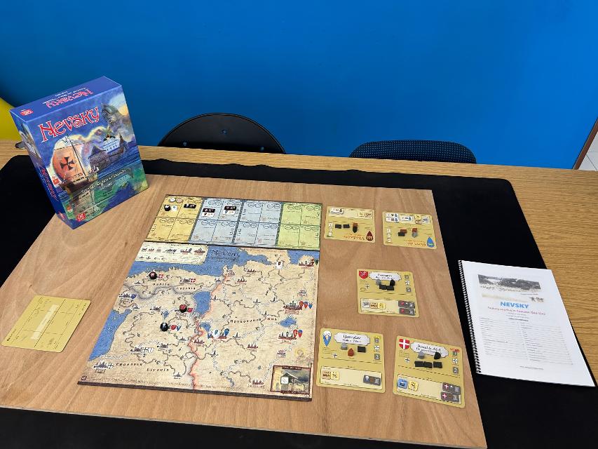 Nevsky: Teutons and Rus in Collision 1240-1242 on the table, photo by Enol Martínez Pérez “MrTaikyo”