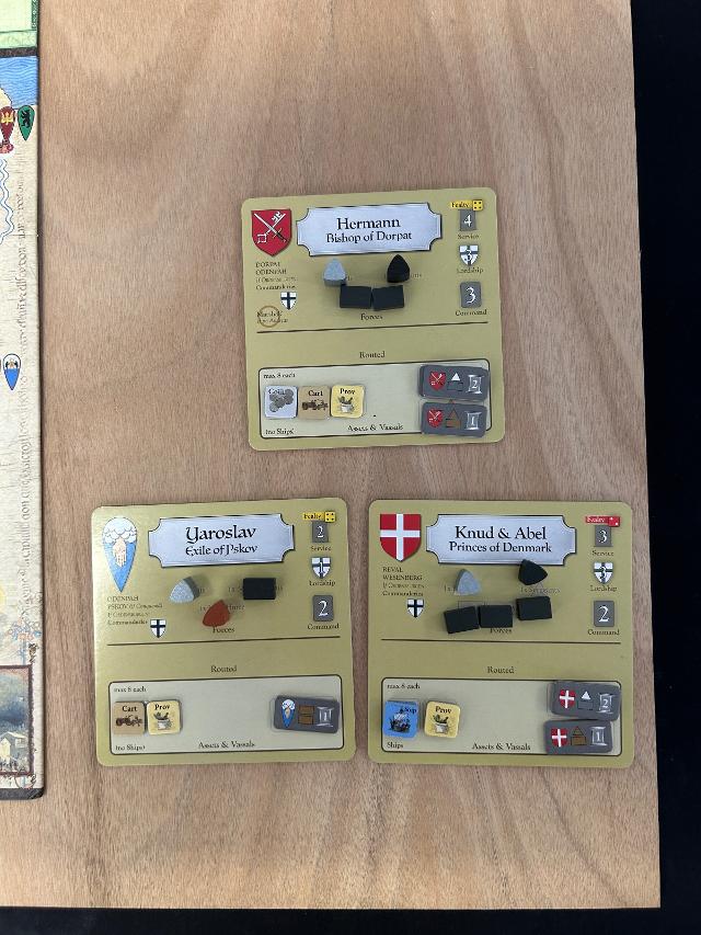 Nevsky: Teutons and Rus in Collision 1240-1242 on the table, photo by Enol Martínez Pérez “MrTaikyo”