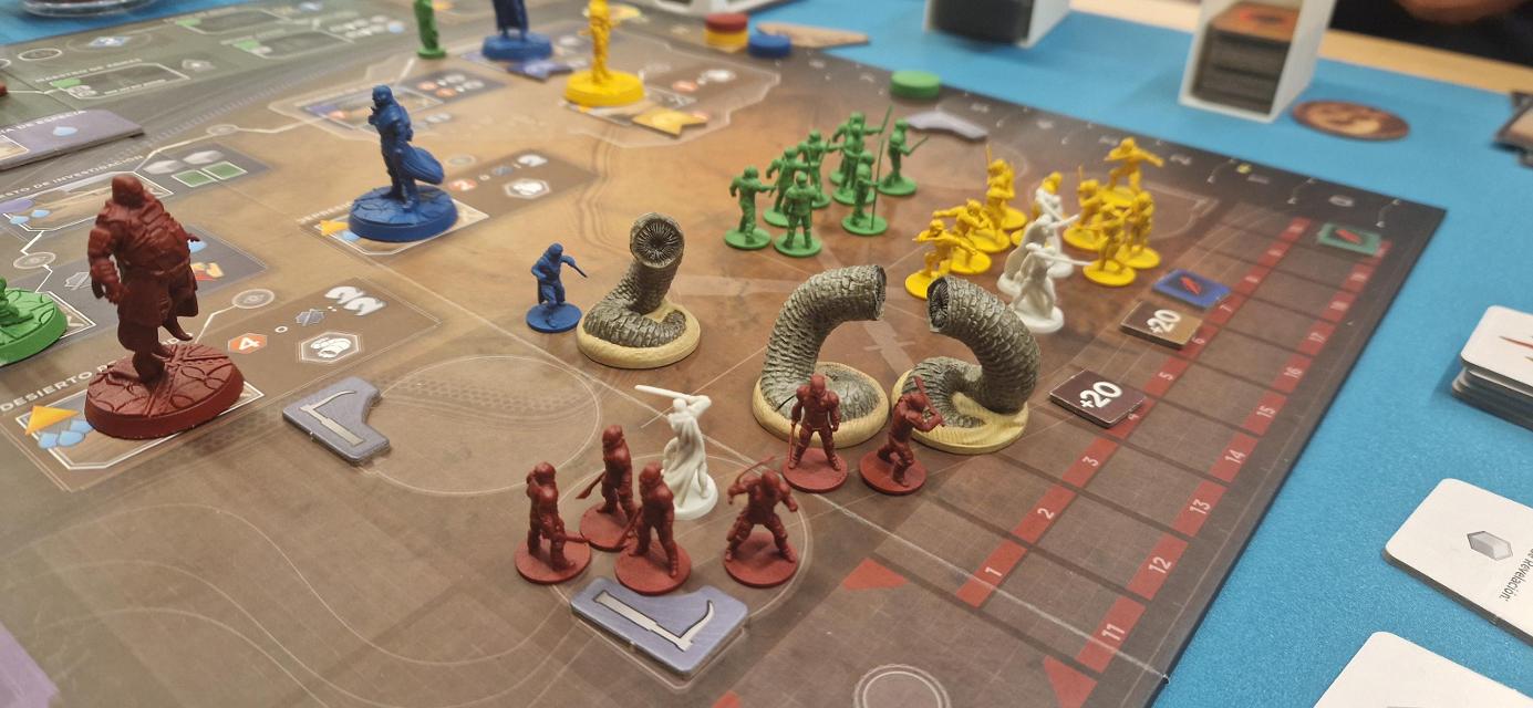 Dune: Imperium – Uprising on the table, photo by Pere