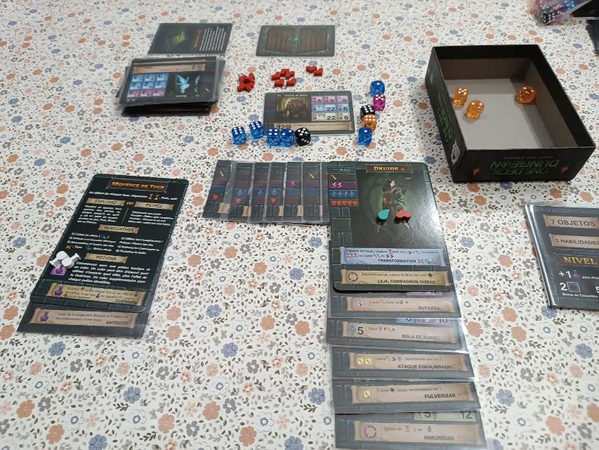 One Deck Dungeon: Forest of Shadows on the table, photo by Viafora - Francesc