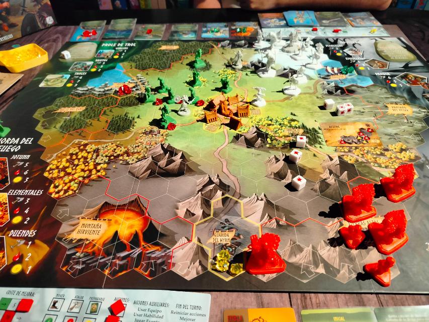 Fate: Defenders of Grimheim on the table, photo by Àlex Garci